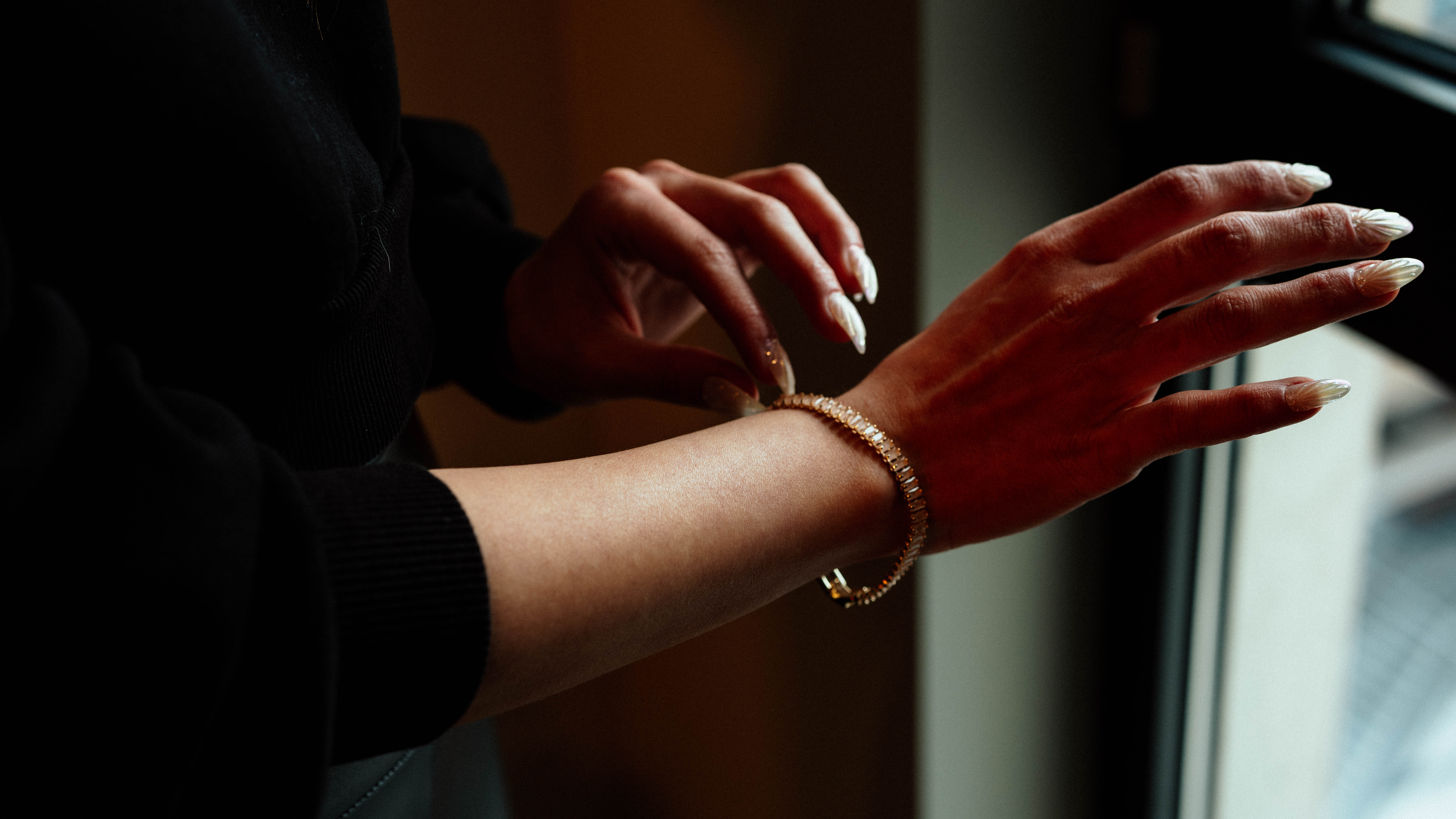  6 MM BAGET İNCİ BEYAZI KOLLUK