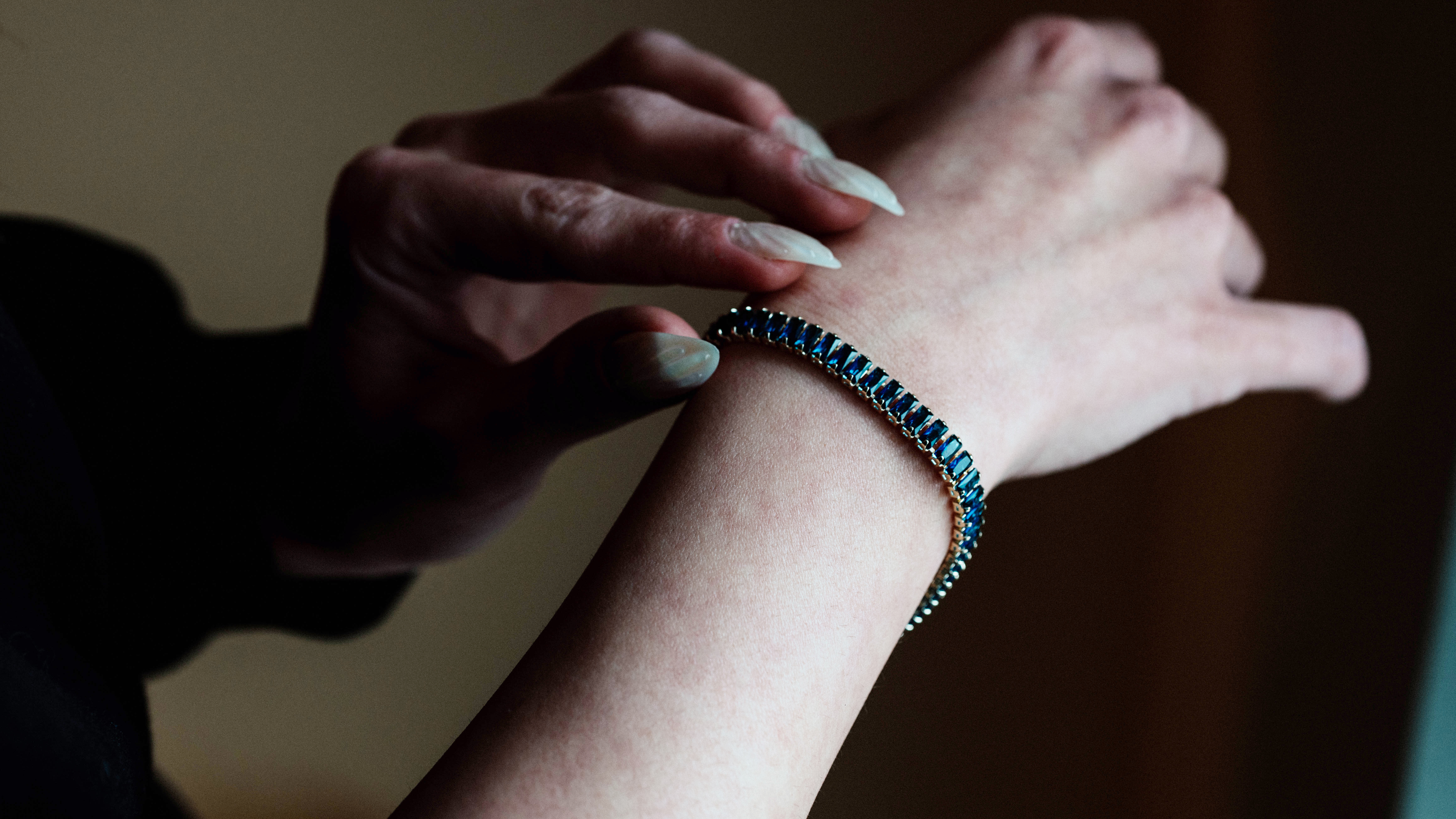 LACİVERT BAGET BİLEKLİK