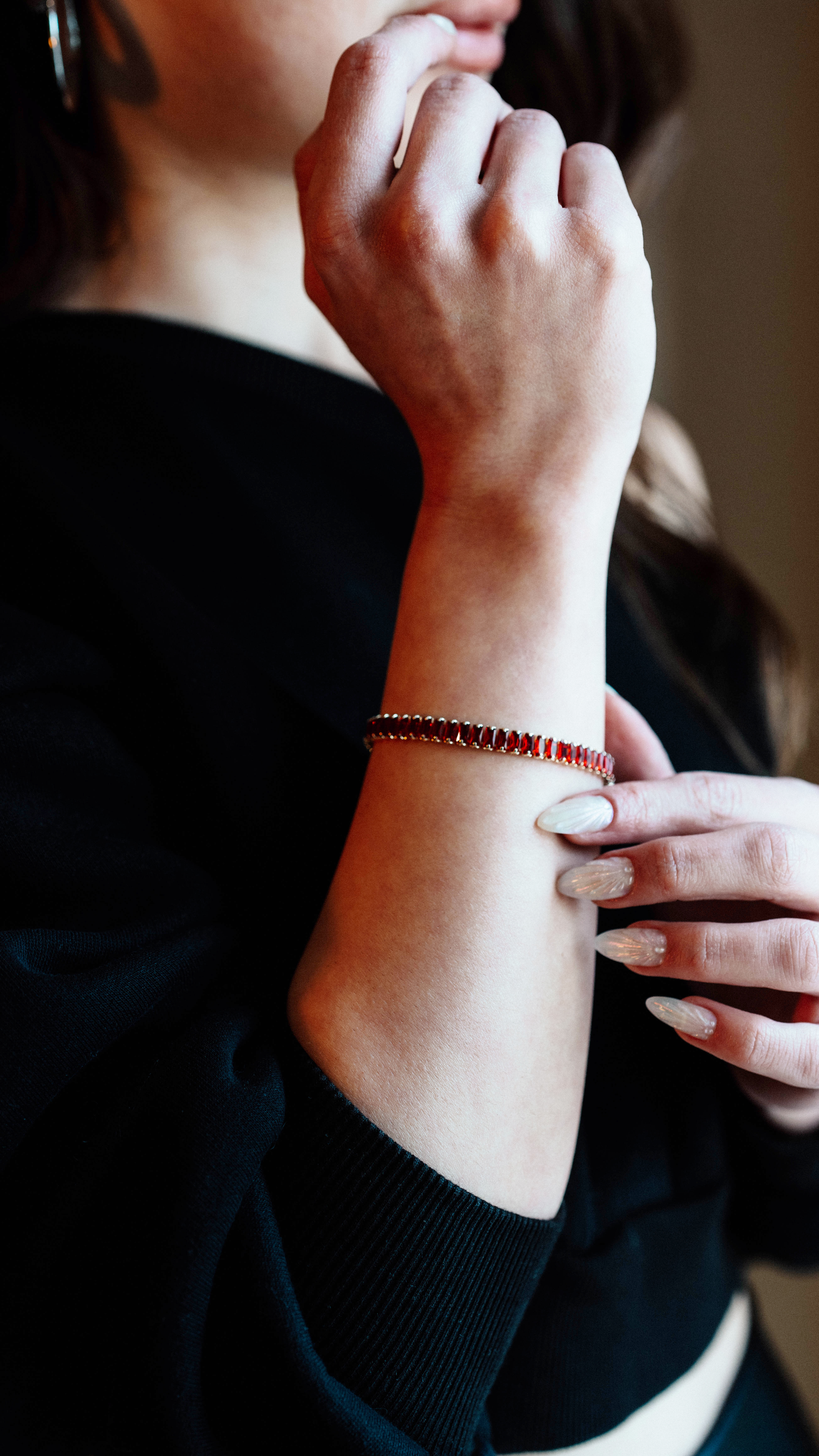 KIRMIZI BAGET BİLEKLİK